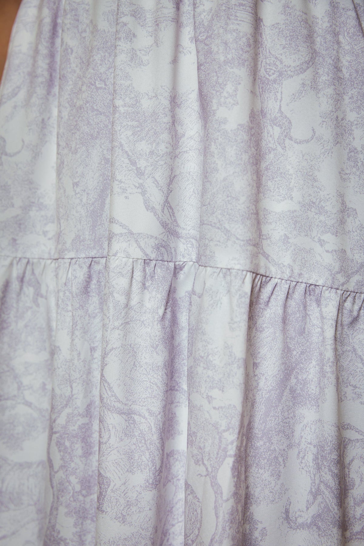 Restocked* Riviera Tie-Strap Smocked Dress in Lilac Grey