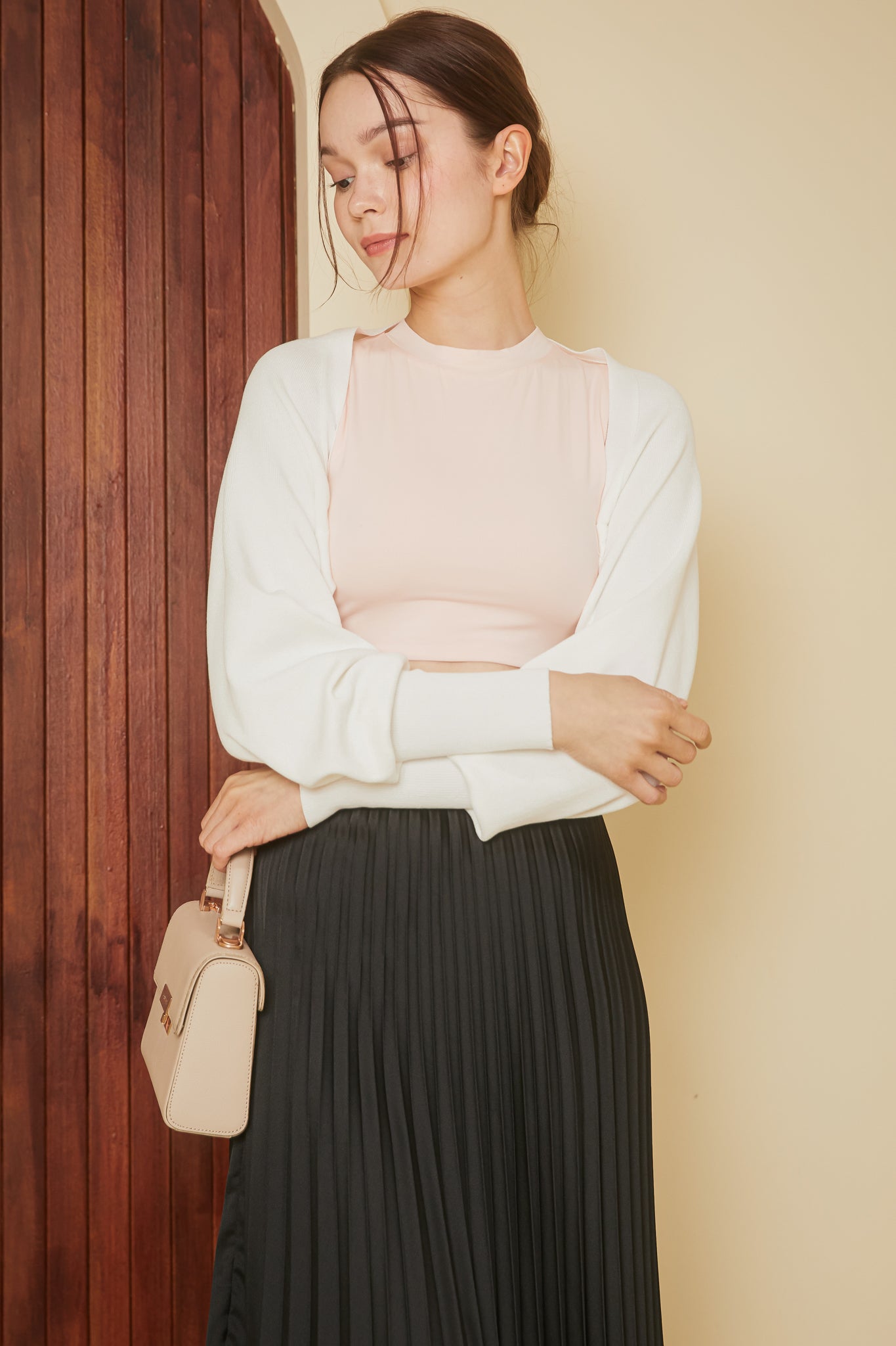 White cropped outlet muscle tee