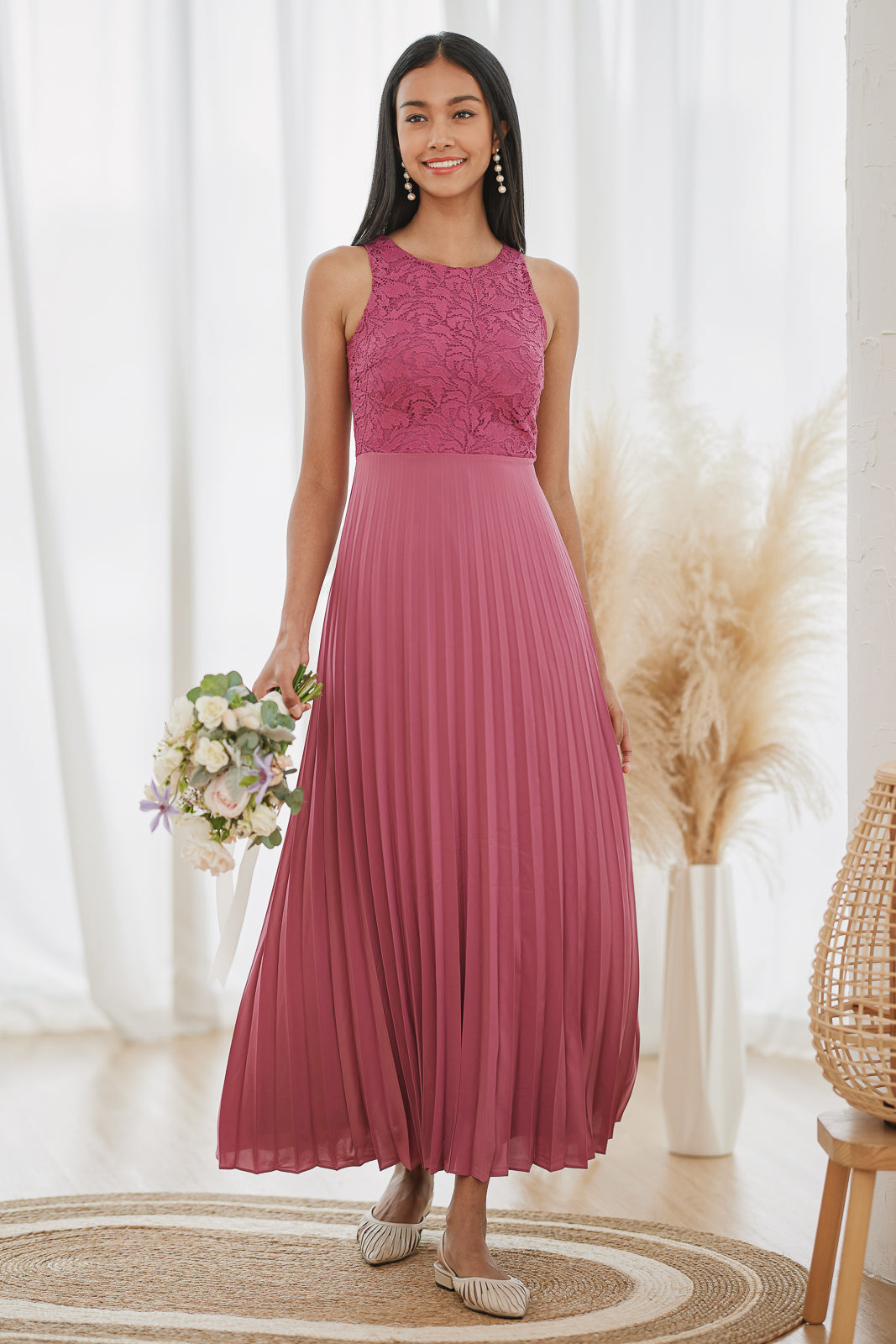 Summer Romance Maxi in Rose