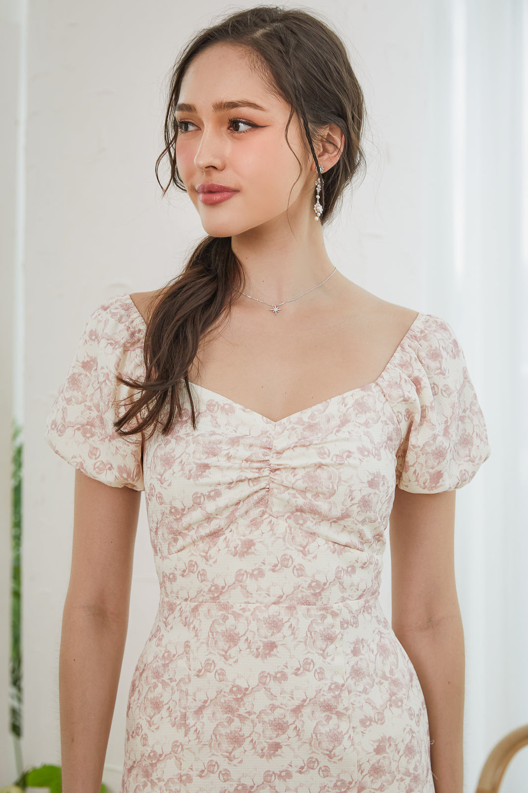 Restocked* Adeline Sweetheart Dress in Vintage Pink