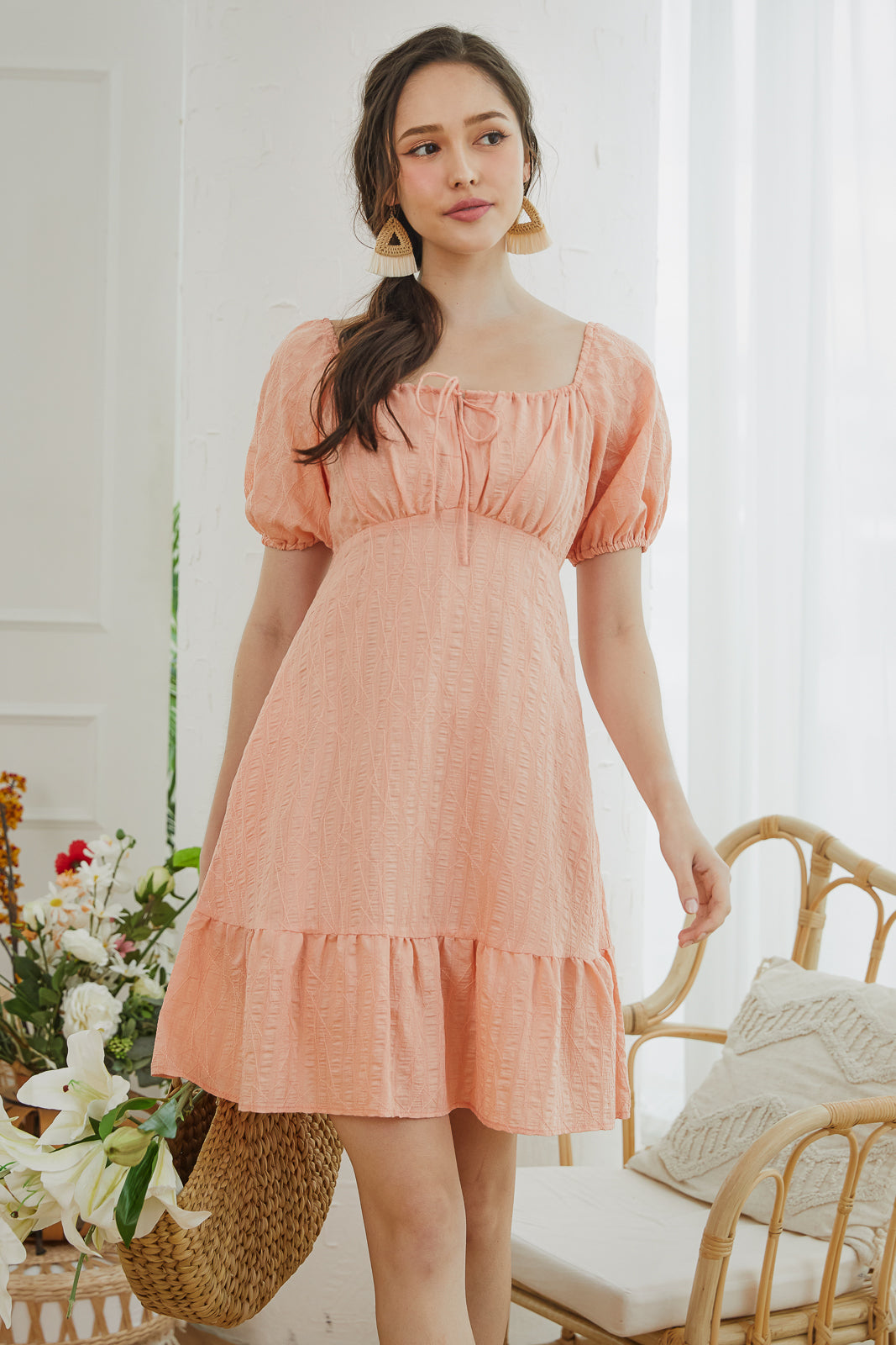 Drawstring playsuit sales
