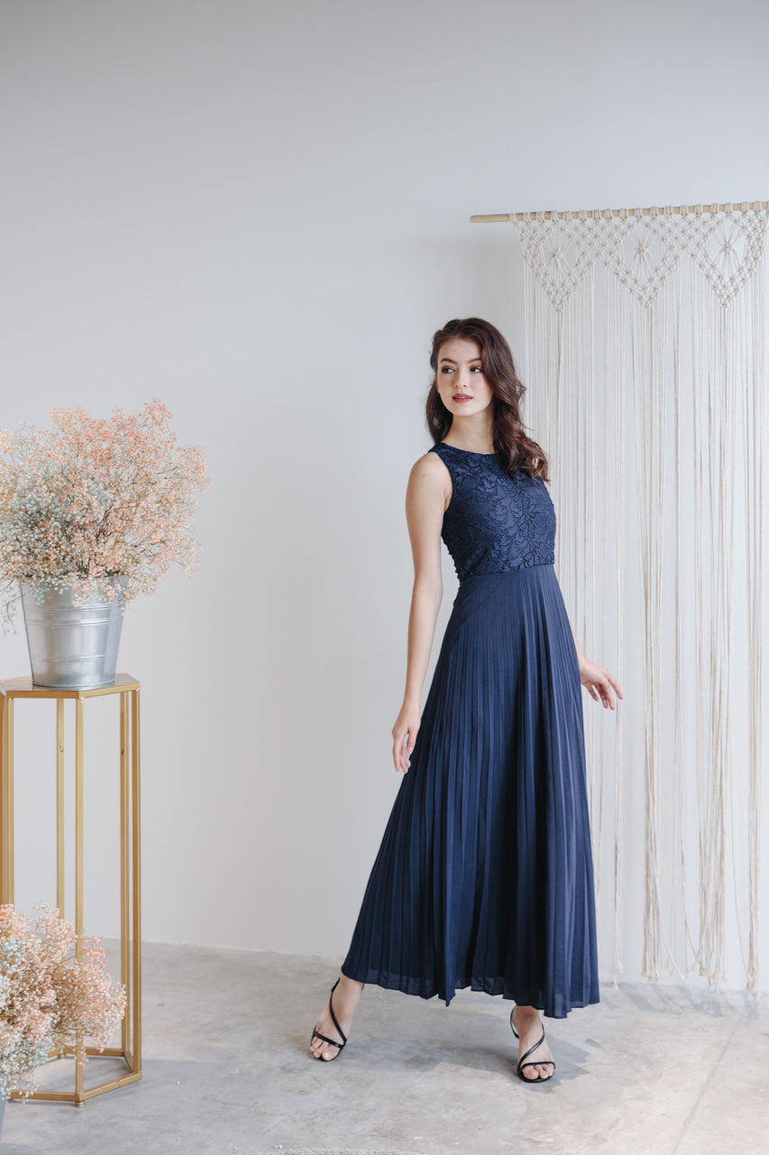 Summer Romance Maxi in Navy