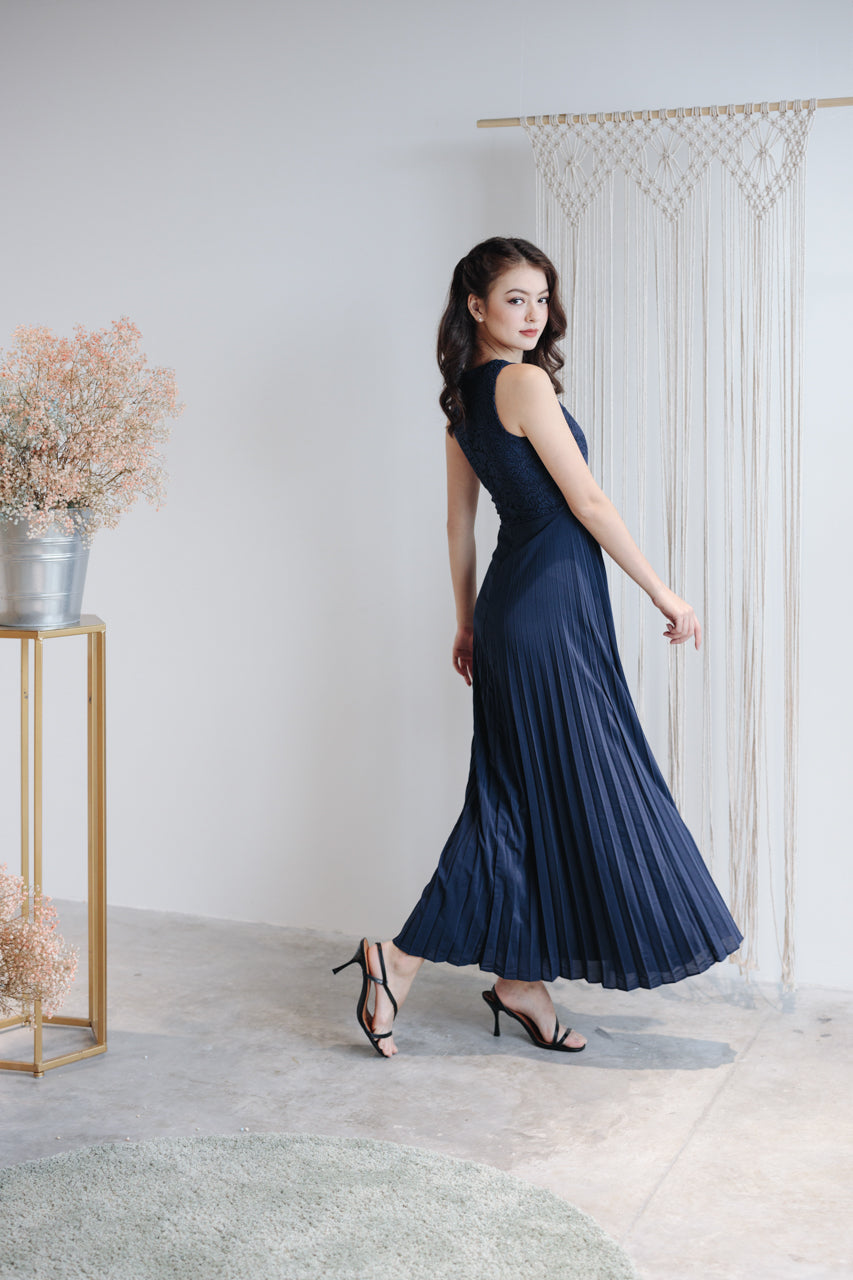 Summer Romance Maxi in Navy