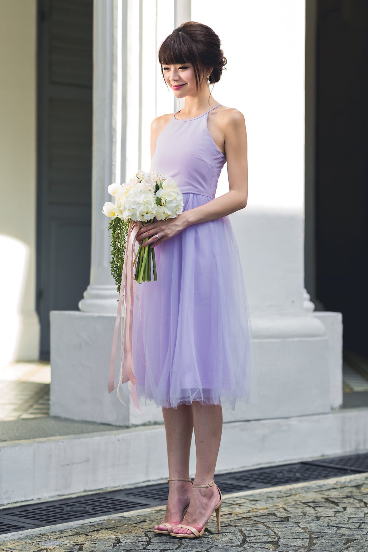 Midsummer&#39;s Night Tulle Dress In Lilac