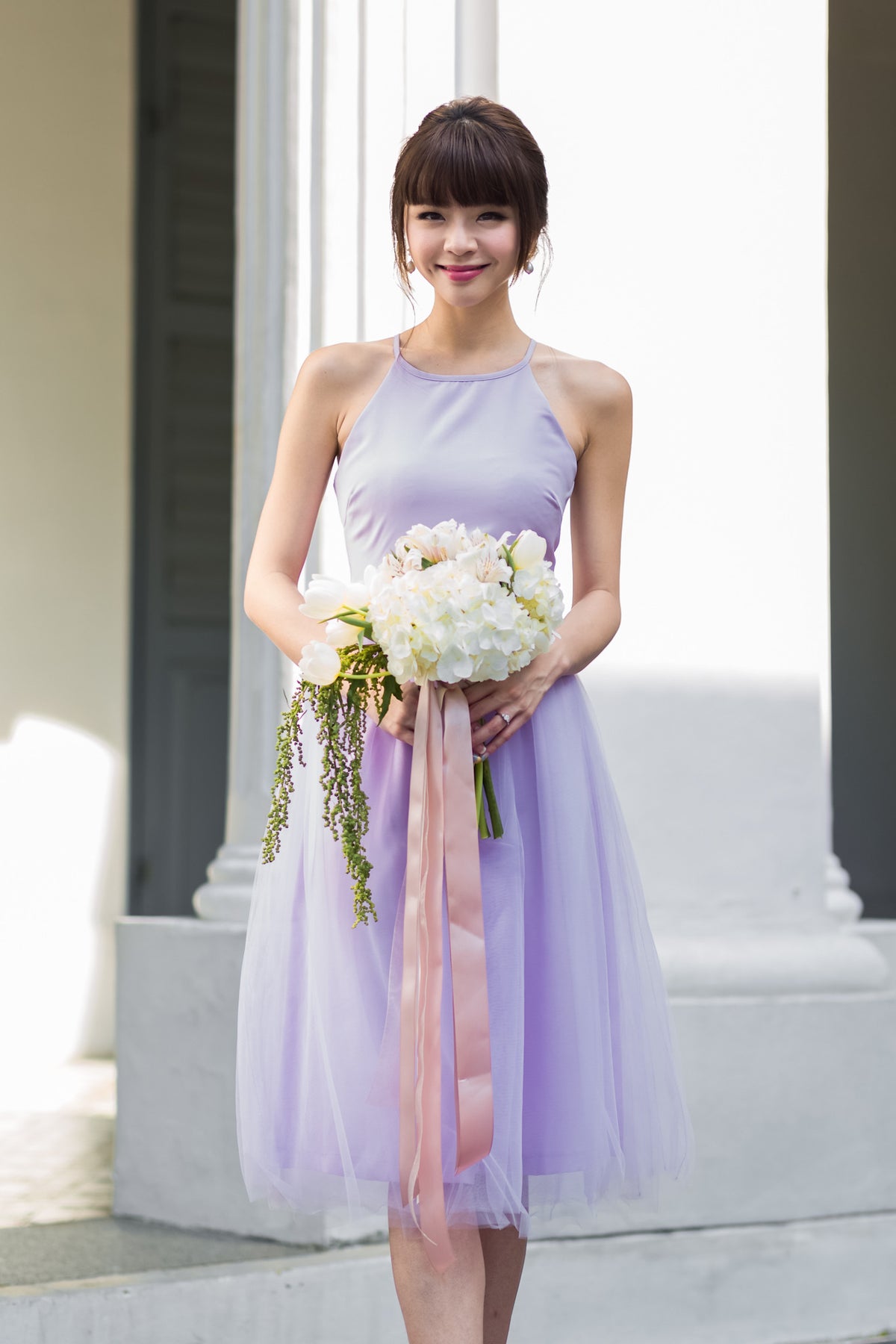 Midsummer&#39;s Night Tulle Dress In Lilac