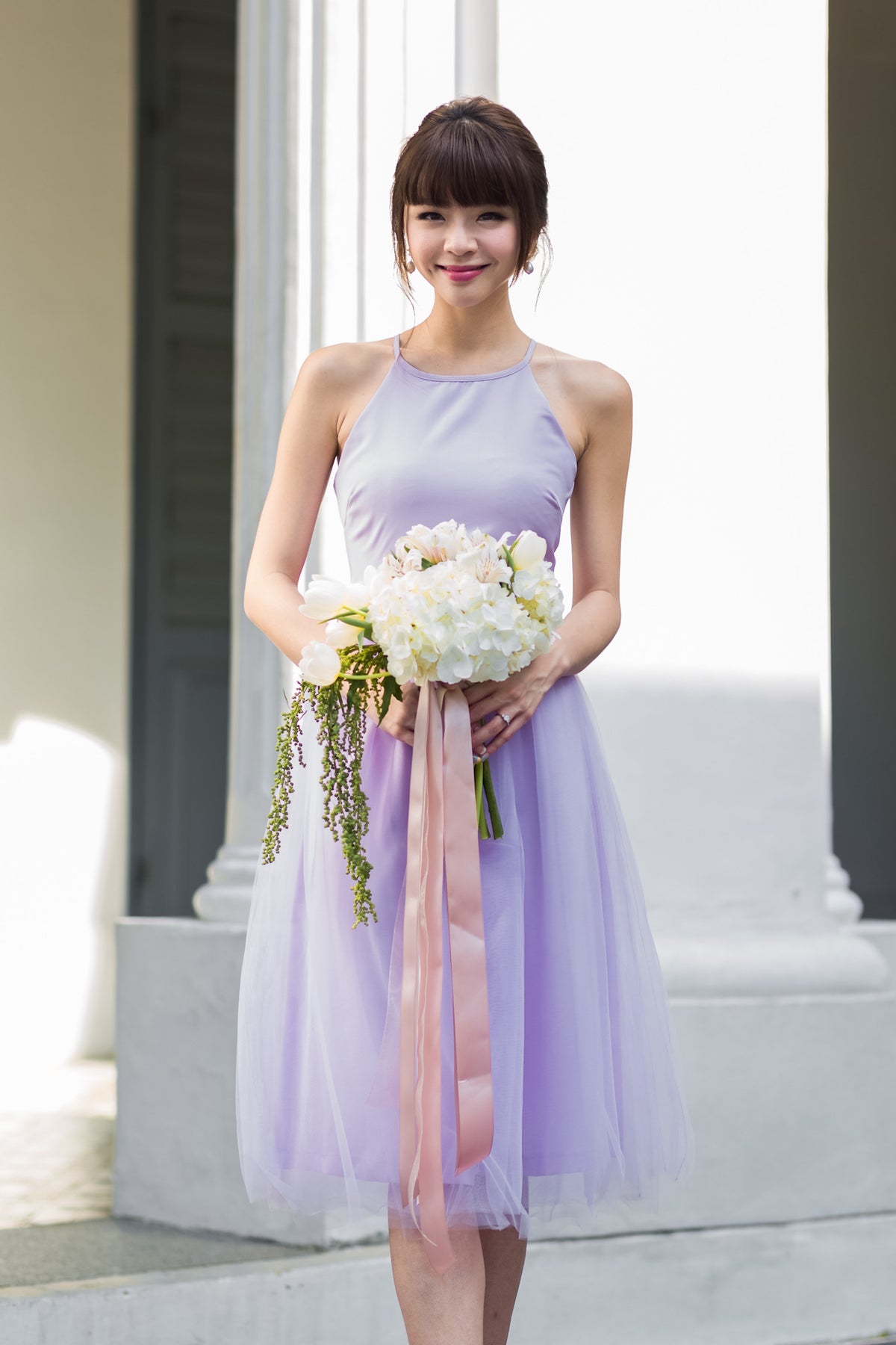 Midsummer&#39;s Night Tulle Dress In Lilac